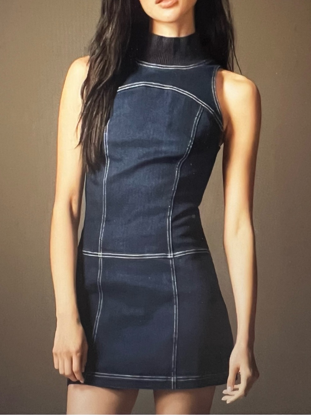 Pilcro Denim Mini Dress